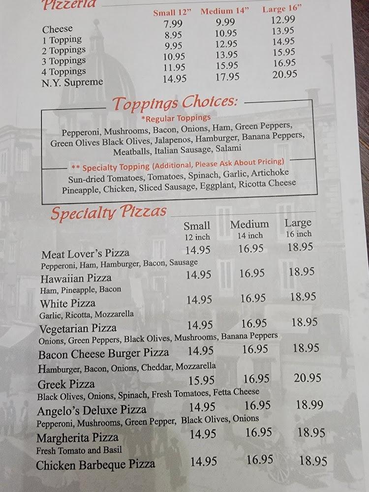 Angelo's Pizza Menu image 3