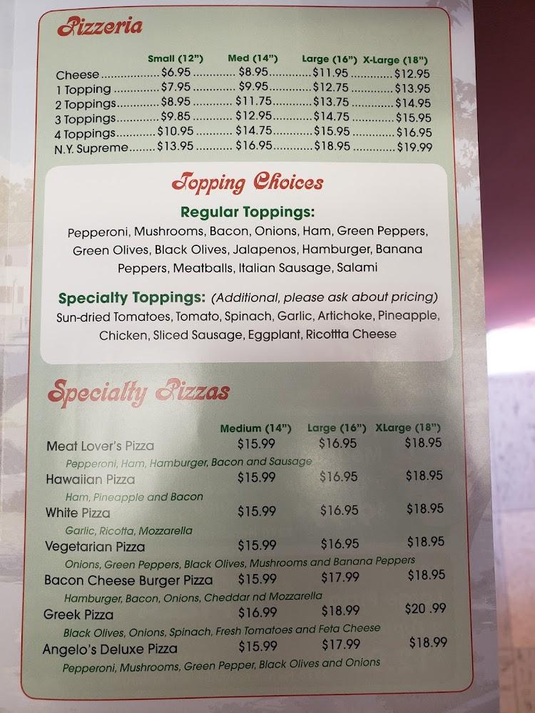 Angelo's Pizza Menu image 4
